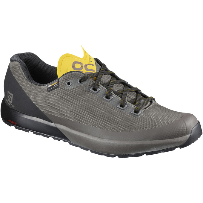 SALOMON ACRO Philippines - Women's Running Shoes - Dark Grey/Black | 062375-LZV